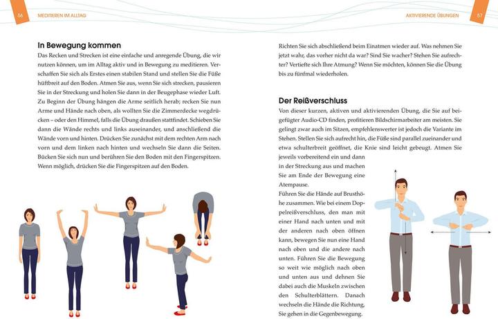 Actual product image Meditate for Beginners + Meditation CD (German, Heinrich Klaus, 2017)