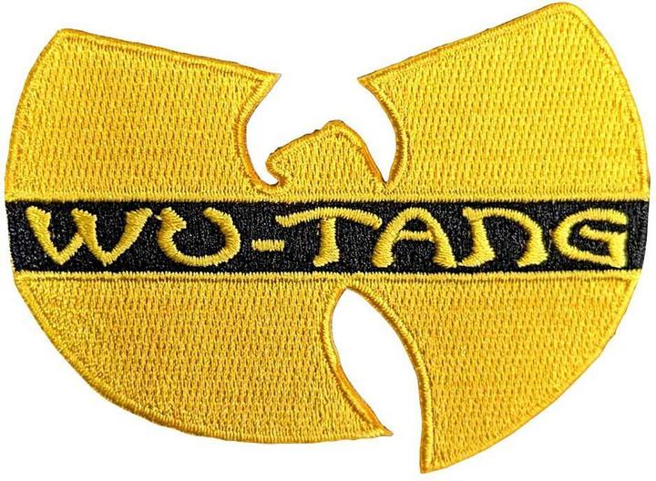 Actual product image Wu Tang Clan Woven Logo Iron On Patch (1 x)