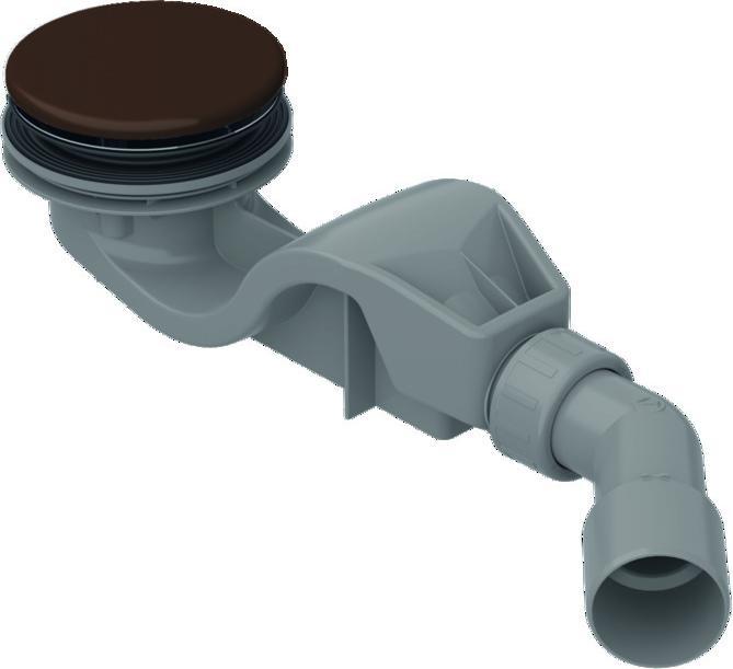 Actual product image Bette Solid 50 drain set, lateral 0.6 l/s (Drainage set)