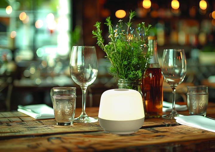 Produktbild Schoenenberger Akku-Tischleuchten 3er Set mit Ladestation MoveGlow (160 lm)