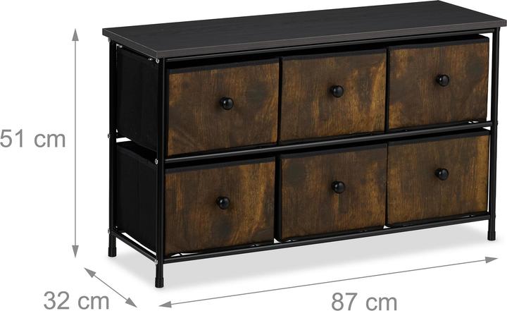 Image du produit Relaxdays Sideboard (87 x 32 x 51 cm)