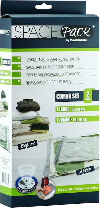 Image du produit Torimex Sacs sous vide Space Pack Combo Set 2 pièces