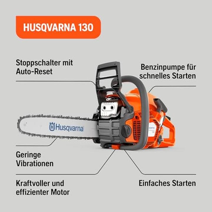 Produktbild Husqvarna Motorsäge 130 (Benzin Kettensäge)