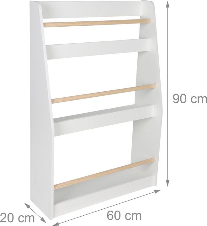 Immagine prodotto Relaxdays Bücherregal (60 x 20 x 90 cm)