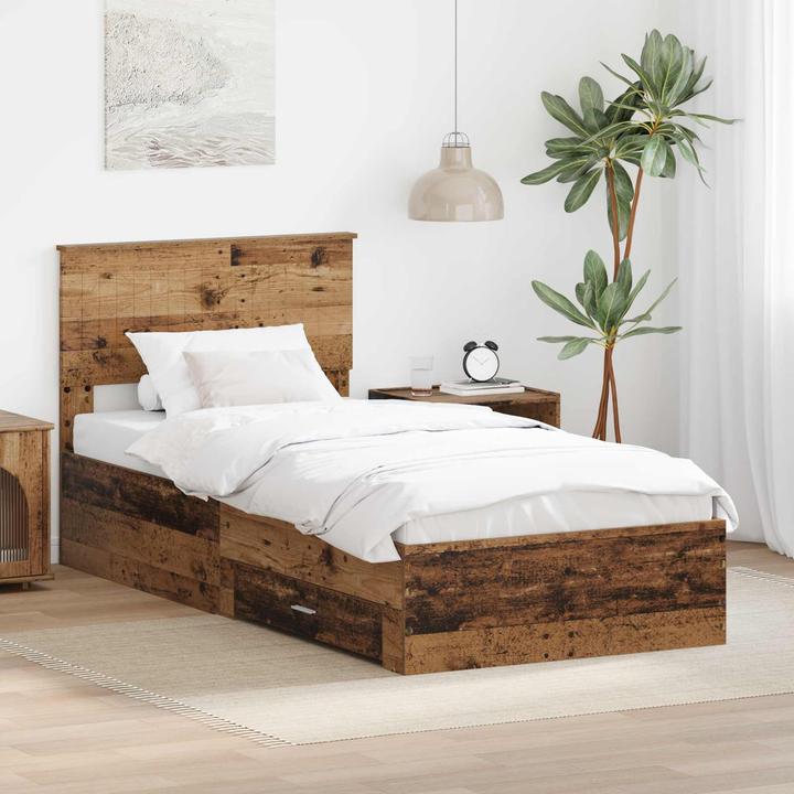 Produktbild vidaXL Aufbewahrungsbett (90 x 190 cm)