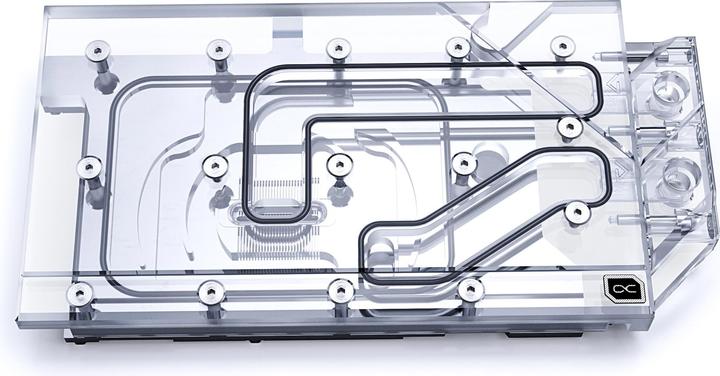 Actual product image Alphacool Ice Block Aurora GPX-N RTX 3090 Founders Edition with Backplate - Acrylic + Nickel