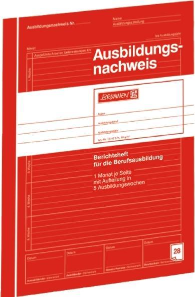 Brunnen Proof of training A4 1 month/page (28 x)