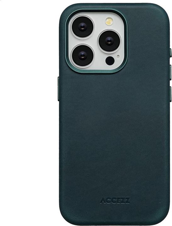 Actual product image Accezz Vintage Leather Backcover with MagSafe (Apple iPhone 15 Pro)