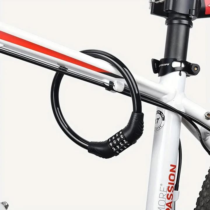 Actual product image Cbx Fahrradschloss, Veloschloss mit Stahlkabel und Zahlenschloss, 40cm