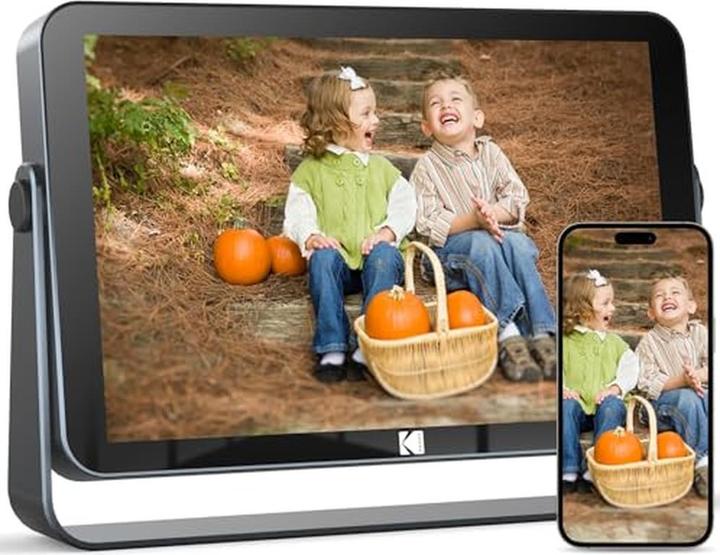 Actual product image Kodak Digital Wi-Fi Photo Frame with Touchscreen, Memory, and Battery (10.10", 1920 x 1200 pixels)