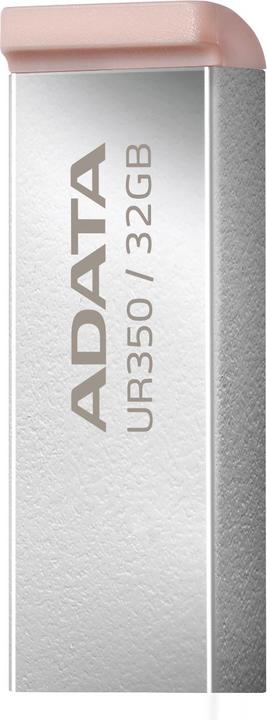 Image du produit Adata Pendrive UR350 USB3.2 Gen1 métal marron (32 Go, USB-A)