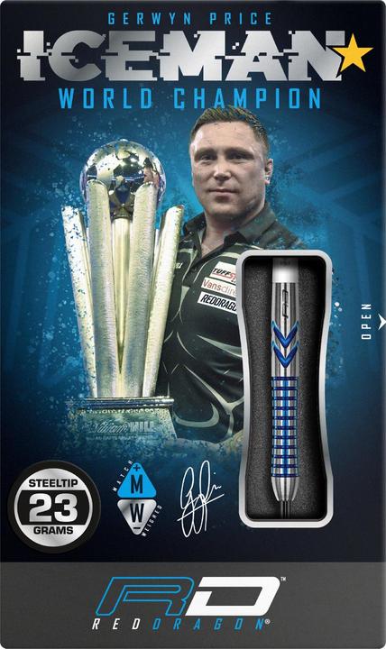 Immagine prodotto Red Dragon Punta in acciaio Gerwyn Price Iceman Contour (23 g)