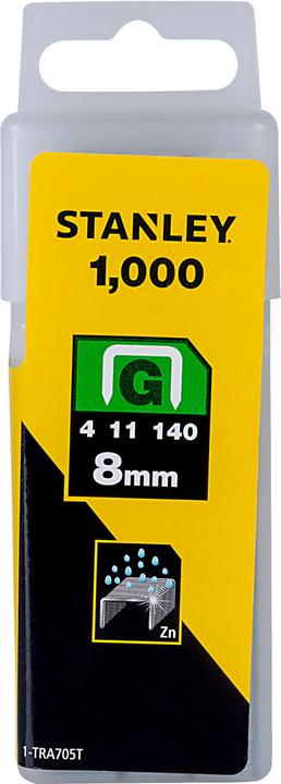 Produktbild Stanley Klammern Typ G (8mm) (1000x)