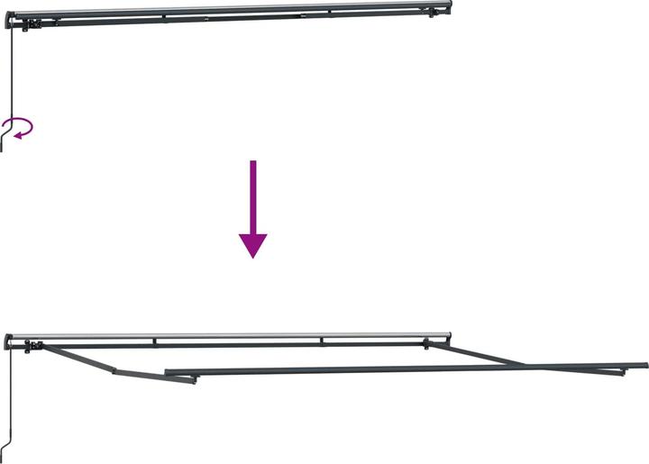 Produktbild vidaXL Einziehbare Markise (3 m)