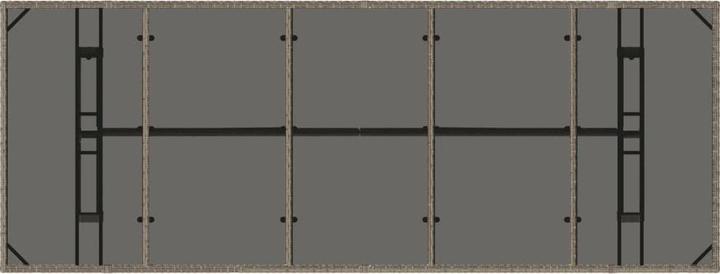 Produktbild vidaXL Gartentisch (240 x 90 x 75 cm)