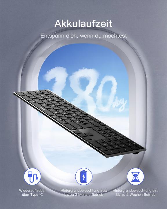 Produktbild Inateck KB06007 (DE, Kabellos)