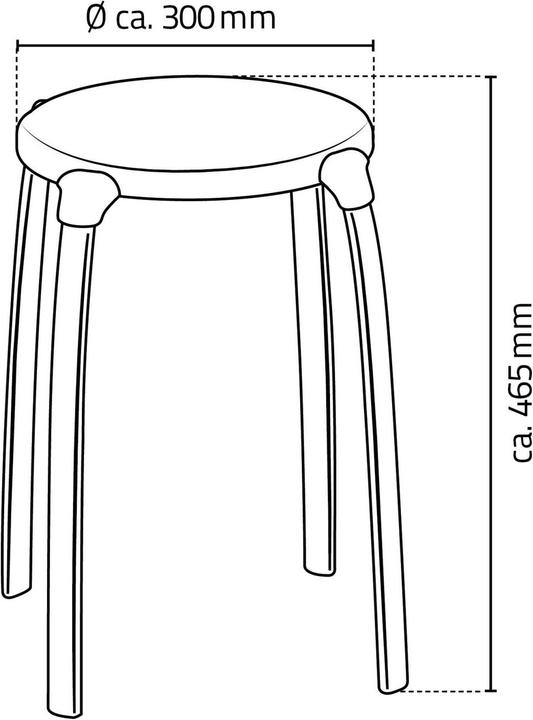 Produktbild Ridder Bad-Hocker (100 kg)