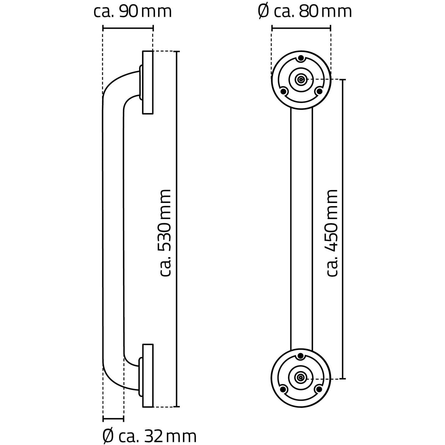 Thumbnail - Ridder, Haltegriff + Badewanneneinstiegshilfe, Haltegriff M