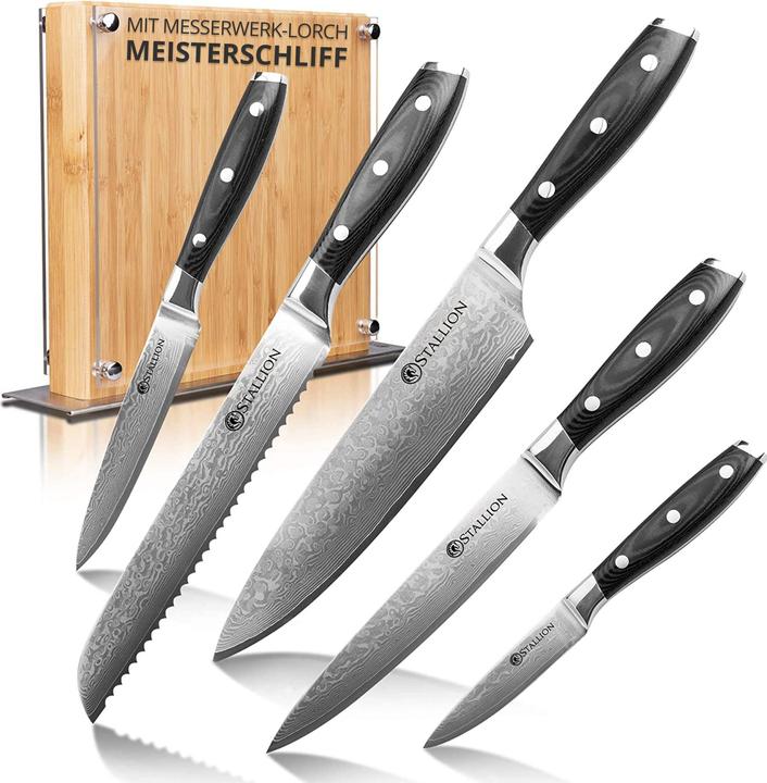 Produktbild Stallion Messerset mit Messerblock