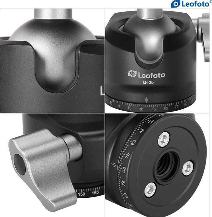 Actual product image Leofoto LS-225C Set (Metal, Carbon)
