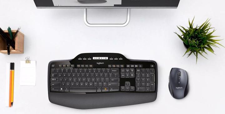 Image du produit Logitech Clavier+Souris sans fil MK710 noir au détail (DE, Sans fil)