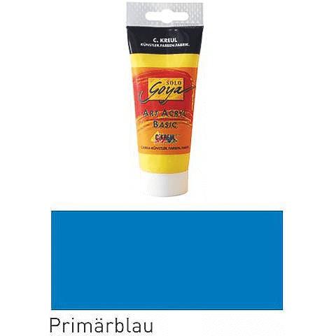 Kreul, Künstlerfarbe + Bastelfarbe, Basic Acryl 100ml (Primärblau, 100 ml)
