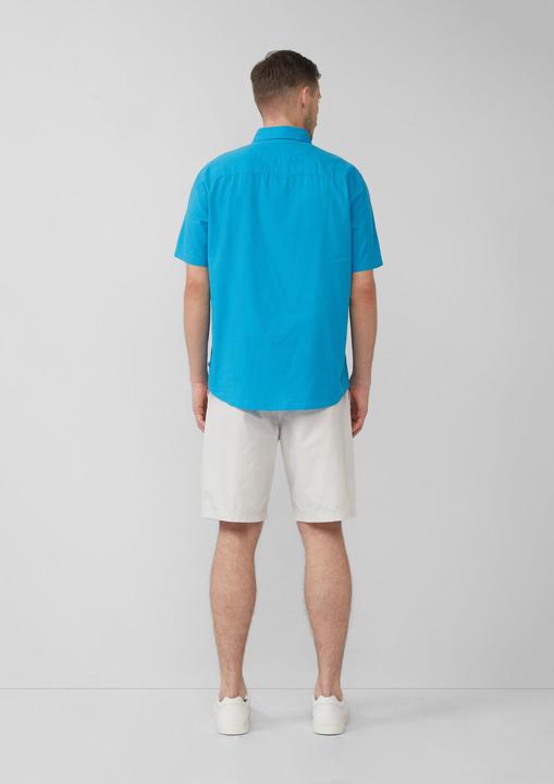 Image du produit S.Oliver Hemd Regular Fit: Kurzarmhemd mit Struktur-Streifen und Button-Down-Kragen (3XL)
