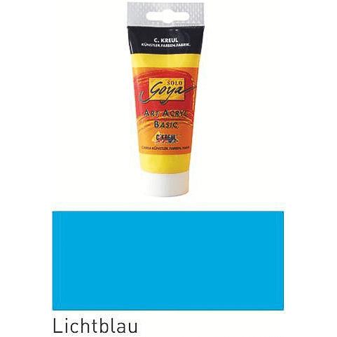 Kreul, Künstlerfarbe + Bastelfarbe, Basic Acryl 100ml (Lichtblau, 100 ml)