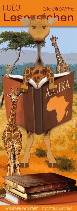 Produktbild Scandinavian Bookmarks Lesezeichen Giraffe