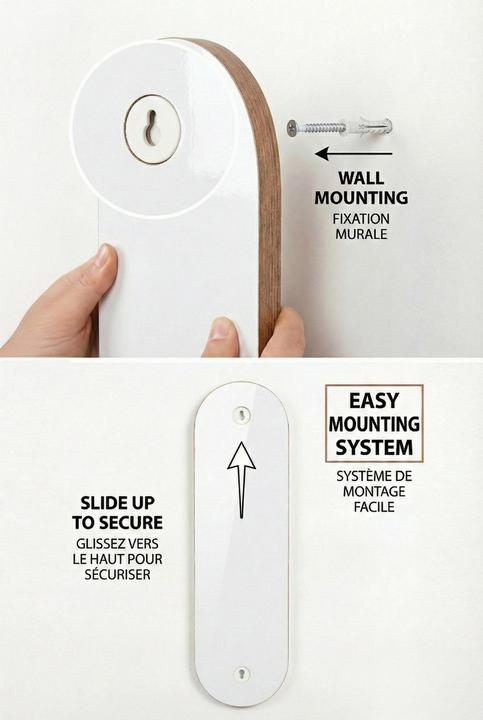 Image du produit Homitis Artmtkwll3 Wall Shelf (26 x 13 x 35 cm)