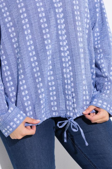Produktbild Ulla Popken Hemdbluse, Saumband, Hemdkragen, Langarm (46, 48)