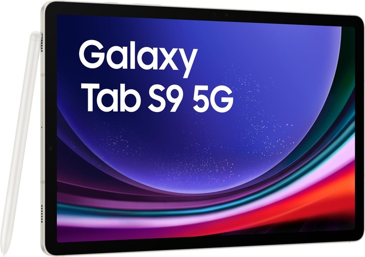 Produktbild Samsung Galaxy Tab S9 (5G, 11", 256 GB, Beige)