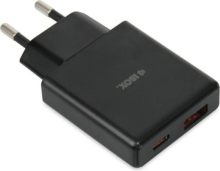 iBox C-43 Slim GaN PD30W mains charger black (30 W)
