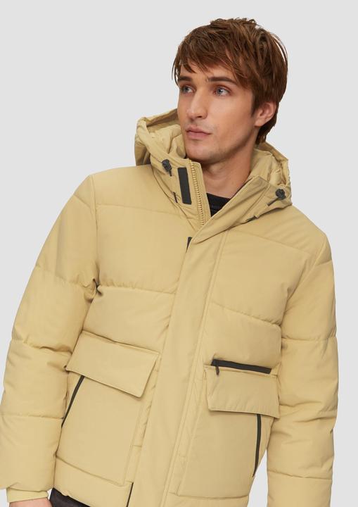Actual product image S.Oliver Outdoor-Jacke Gesteppte Winterjacke mit Kapuze und Innenkragen (XL)