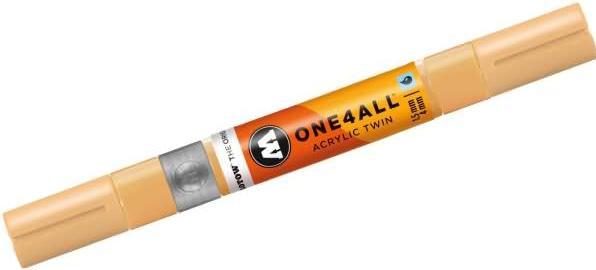 Actual product image Molotow Marqueur pour Maquettes - One4All Twin - Acrylique Beige Sahara Pastel - 1,5/4mm - -009 - 15 cm (Beige, 4 mm, 1 x)