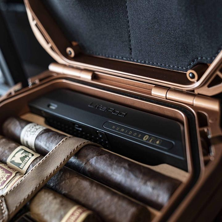 Actual product image Vaultek LifePod Humidor 2.0 Biometric BLE Black (9)