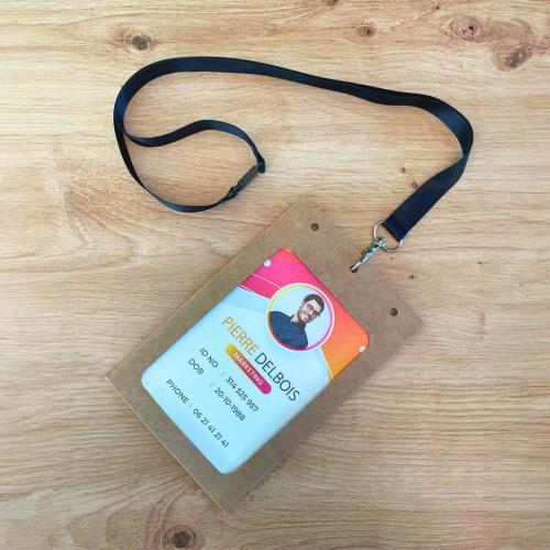 Actual product image Avery Large name badge pockets