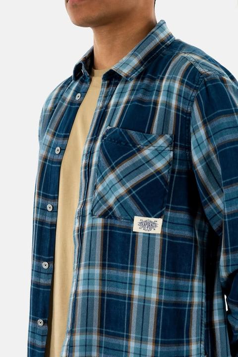 Immagine prodotto Kaporal Camicia a Maniche Lunghe Regular Fit Indaco Bahri (S)