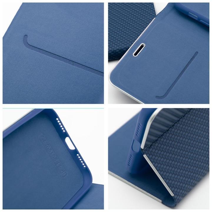 Productafbeelding OEM Book case LUNA Book Carbon for SAMSUNG S25 Ultra blue (Samsung Galaxy S25 Ultra)