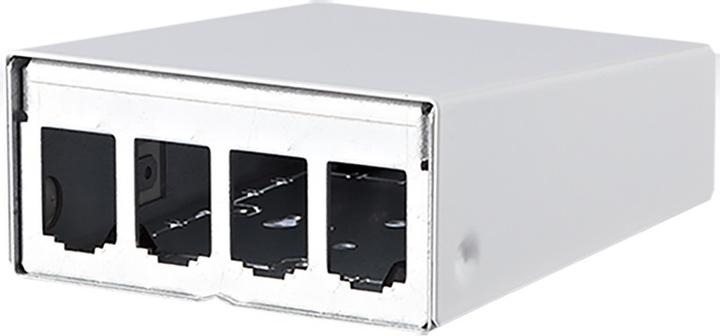 Actual product image Metz Connect 4 port surface mount housing