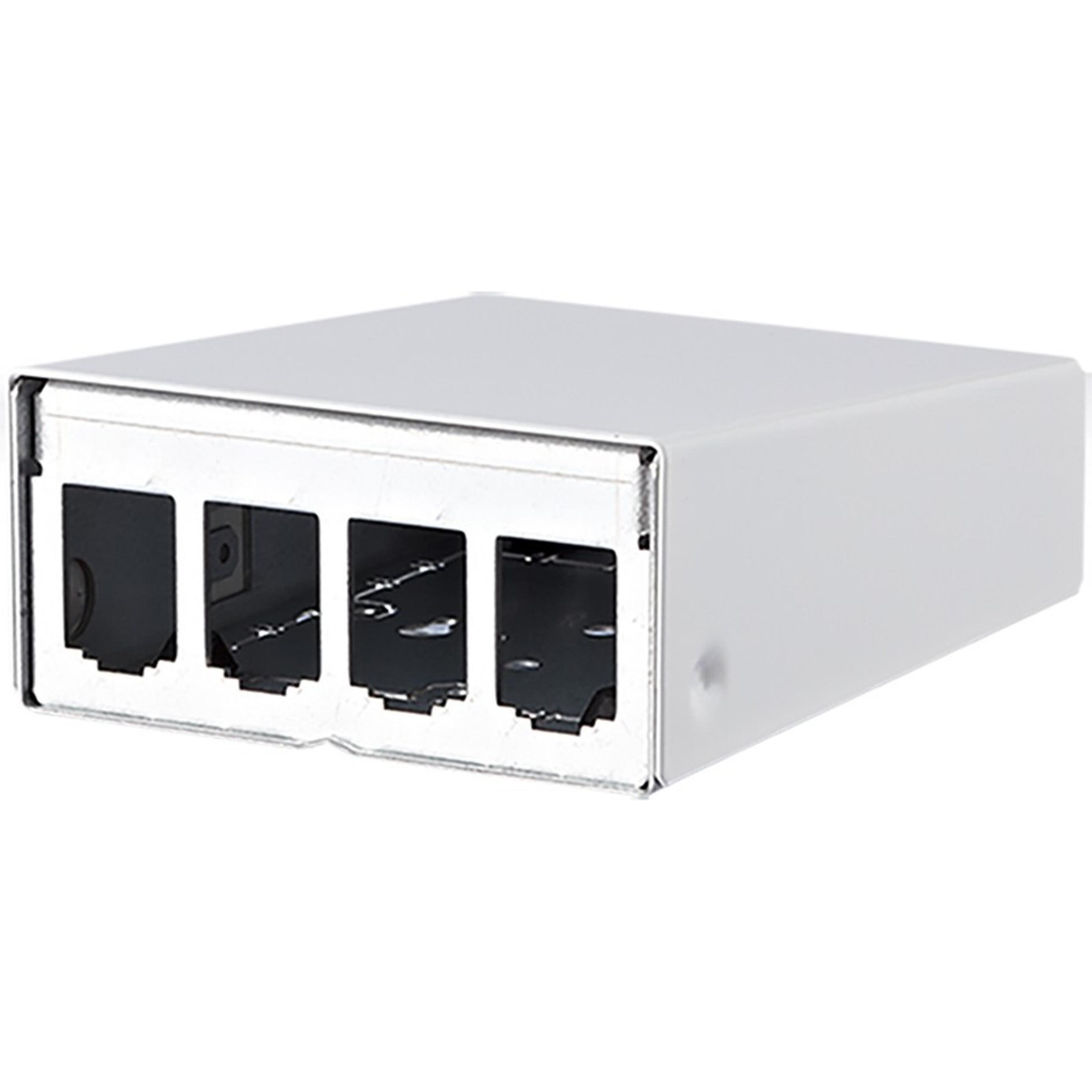 Metz Connect 4 Port Aufputz Gehäuse, Server Zubehör, Weiss