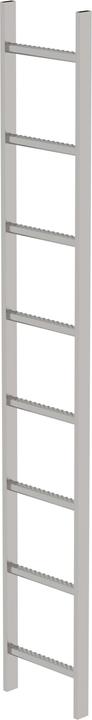Image du produit Munk Echelle de cuvette Acier inoxydable V4A 300mm Largeur utile 8 échelons (5 cm)