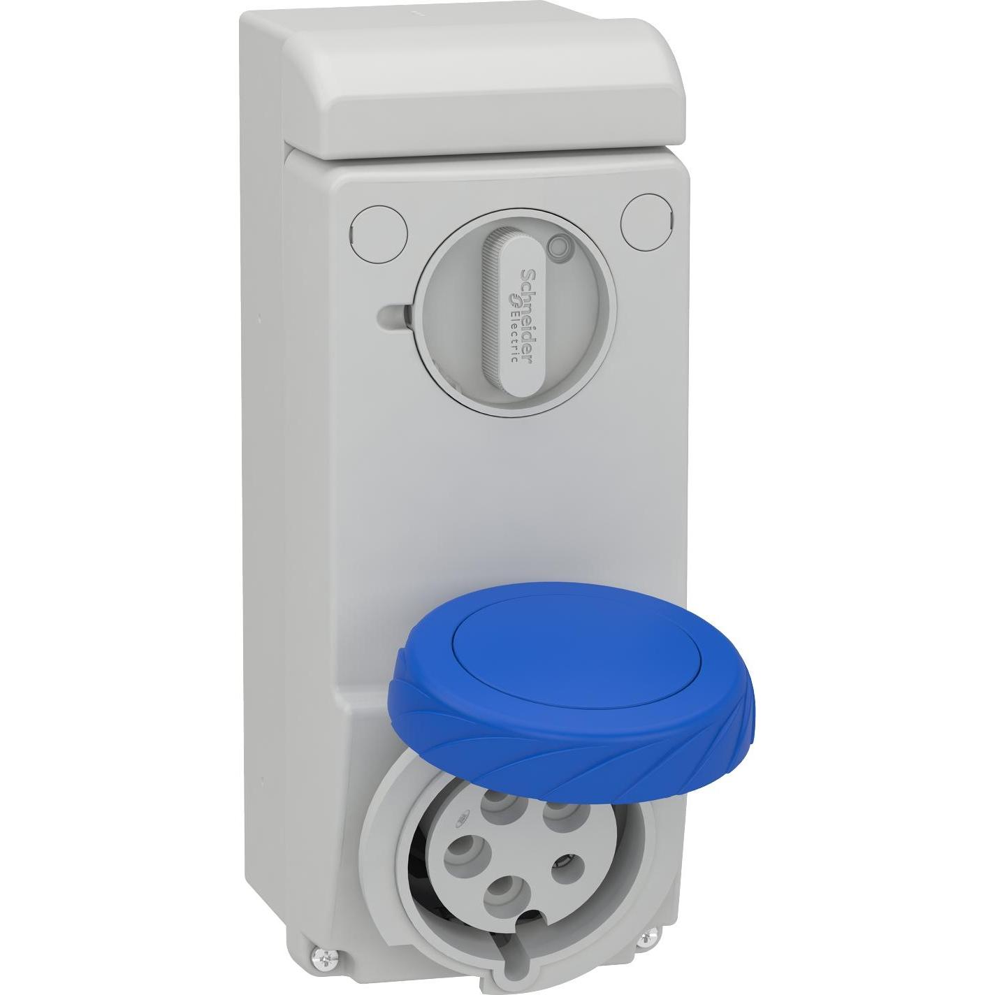 Schneider Electric, Steckdose, SE 83092 Wandsteckdose Verrieg. Ip65 32A 230V 3P