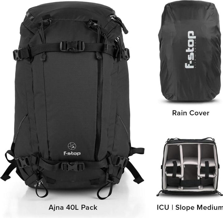 F-Stop Ajna Essentials Bundle Anthracite (Noir) (40 l)