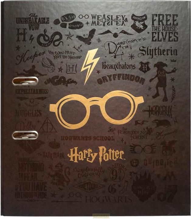 Actual product image Folder Harry Potter glasses 28.5 cm, dark brown (1 Piece)
