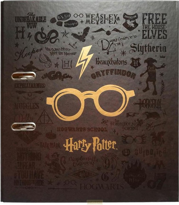 Actual product image Folder Harry Potter glasses 28.5 cm, dark brown (1 x)