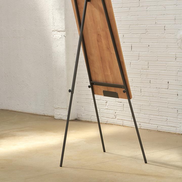 Actual product image Rocada Flipchart, magnetic, 69x99 cm, wood look (69 x 195 cm)