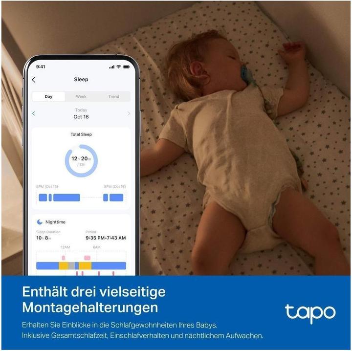 Actual product image TP-Link Tapo C840 Dual-Objektiv Smart Baby Kamera (1920 x 1080 Pixels, 2560 x 1440 Pixels)