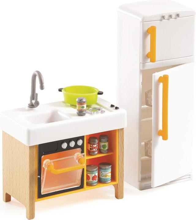 Actual product image Djeco Doll house kitchen compact