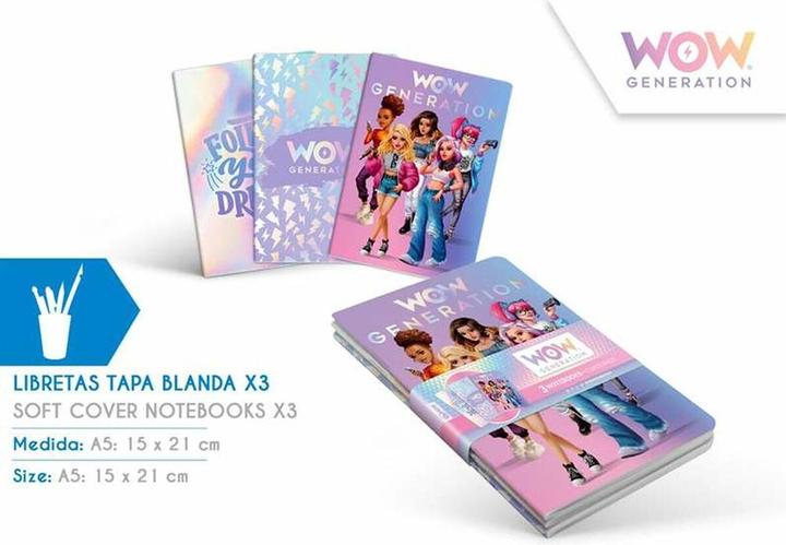 Immagine prodotto Kids Licensing Nota di Generation Bloc (A5, Copertina morbida)